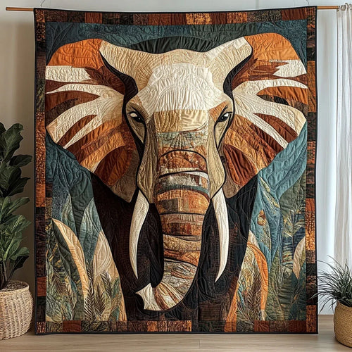 Cozy Elephant Quilt Blanket