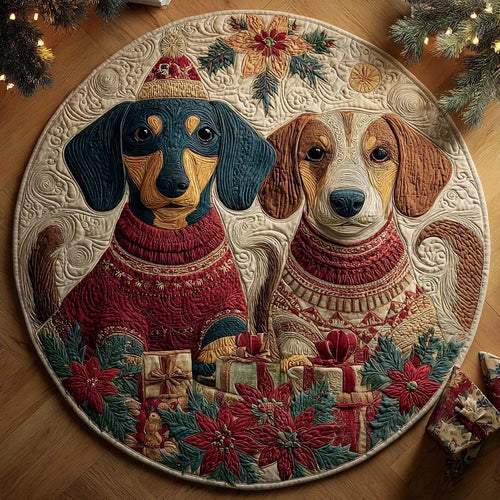 Cozy Fellowship Quilted Round Mat