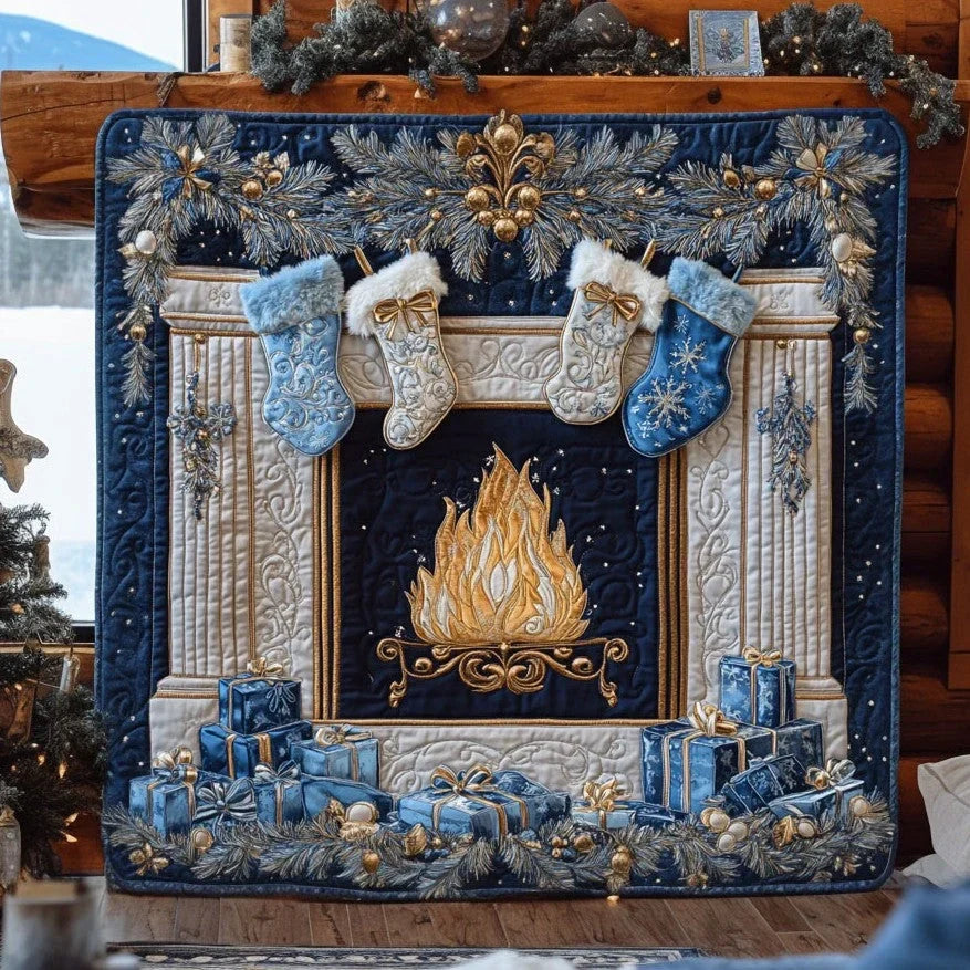 Cozy Hearth Quilt Blanket