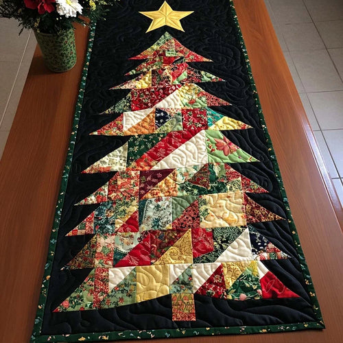 Cozy Lights Quilted Table Runner