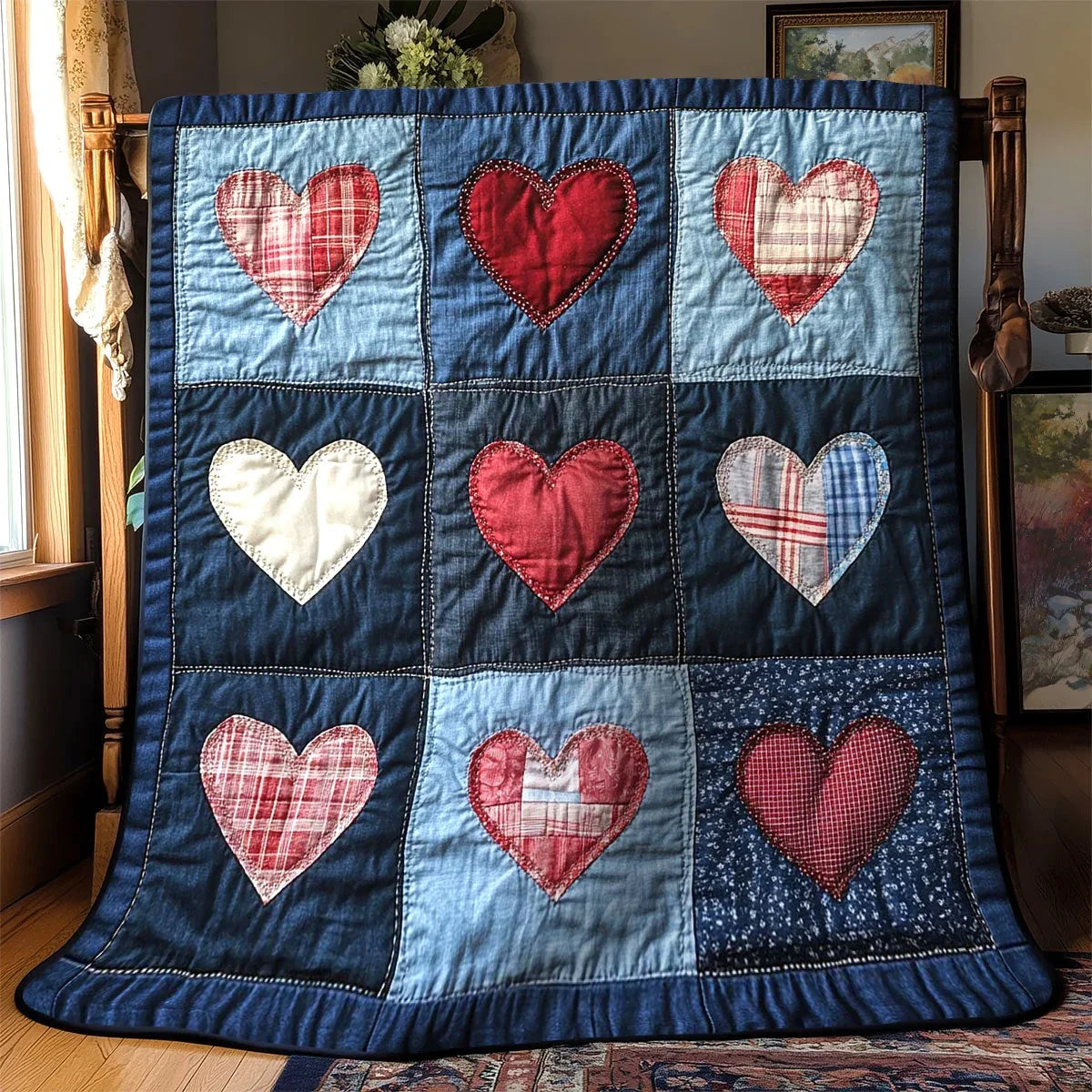 Cozy Love Quilt Blanket