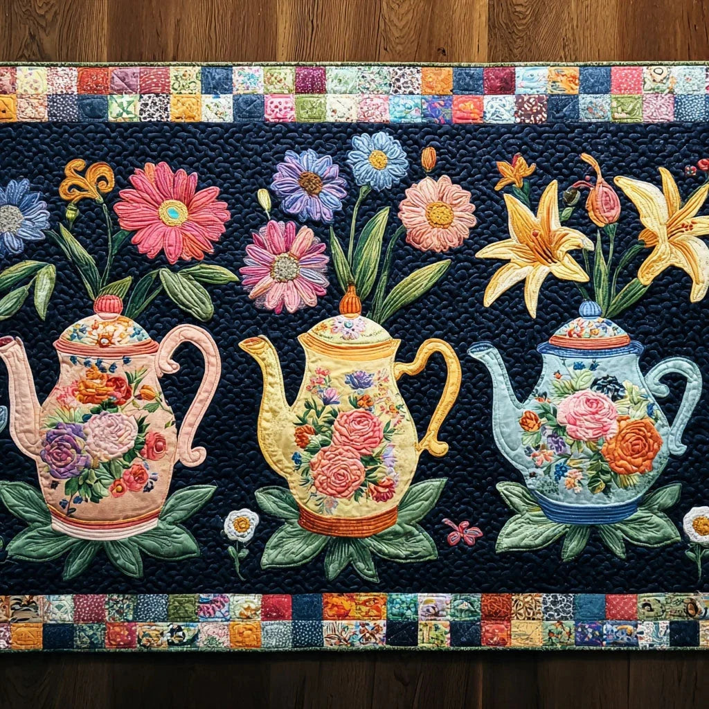 Cozy Moment Quilted Table Runner