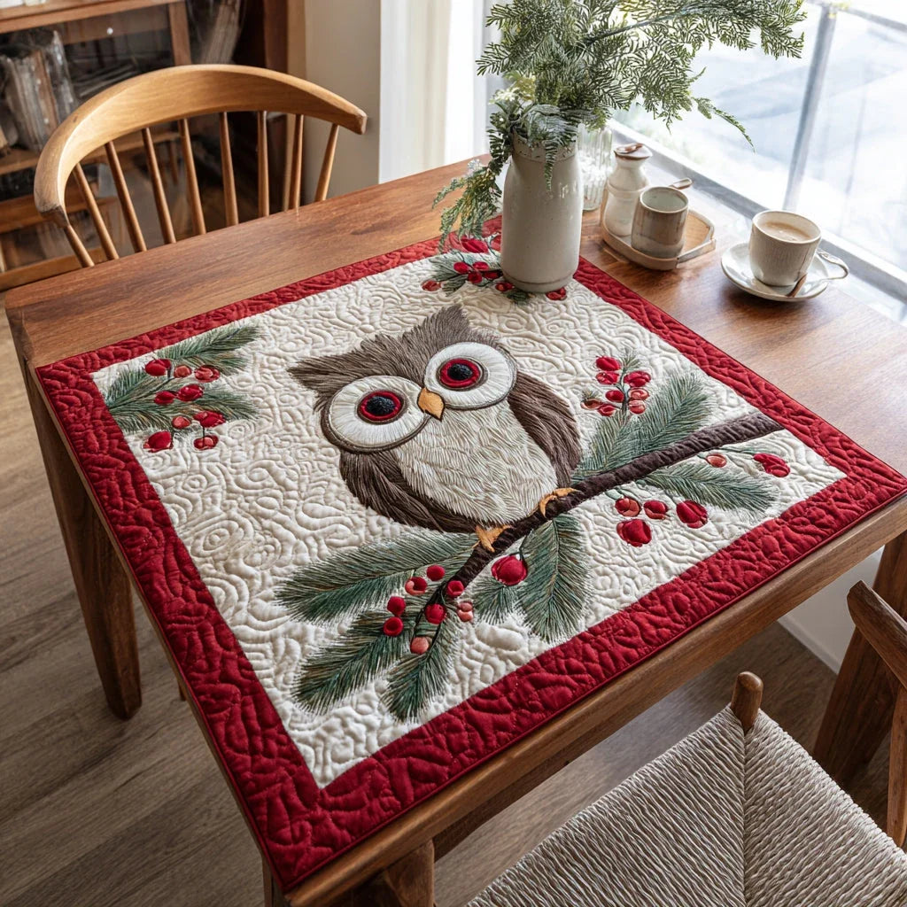Cozy Owl Table Topper