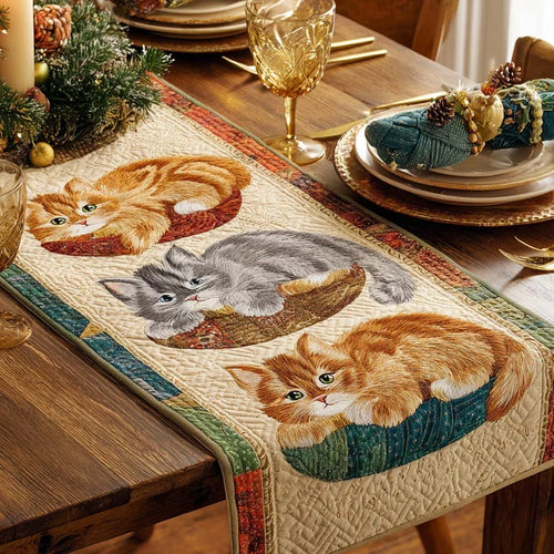 Cozy Paws Quilted Table Runner