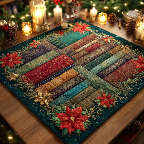 Cozy Reads Quilted Table Topper