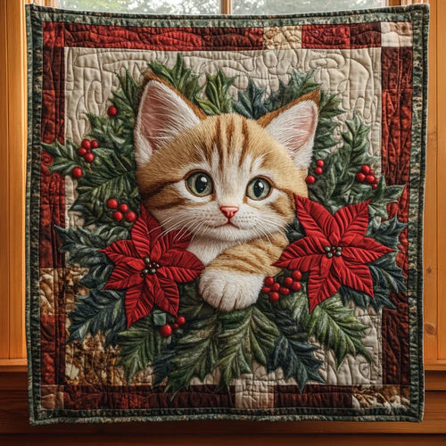 Cozy Whiskers Quilt Blanket