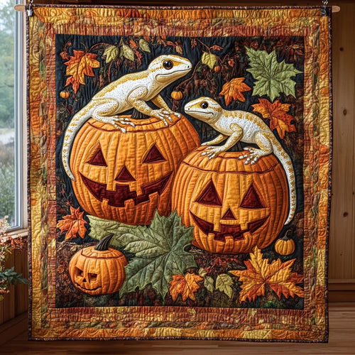 Crawling Harvest Quilt Blanket