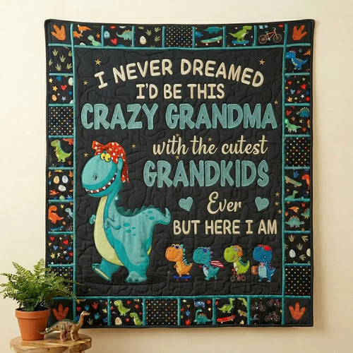 Crazy Grandma Quilt Blanket