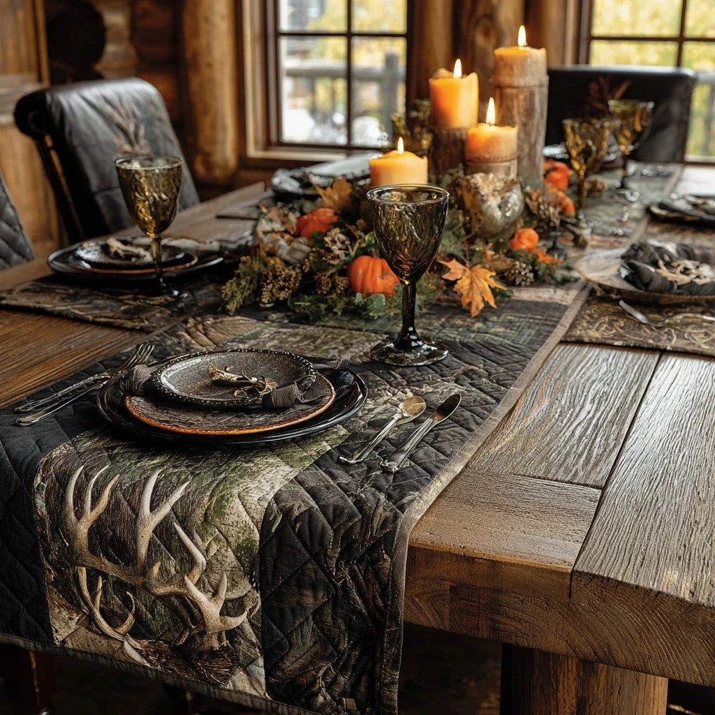 Creekside Hunt Quilted Table Runner