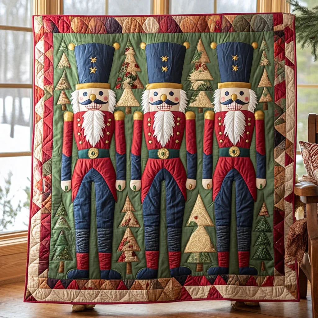 Crimson Captain Quilt Blanket