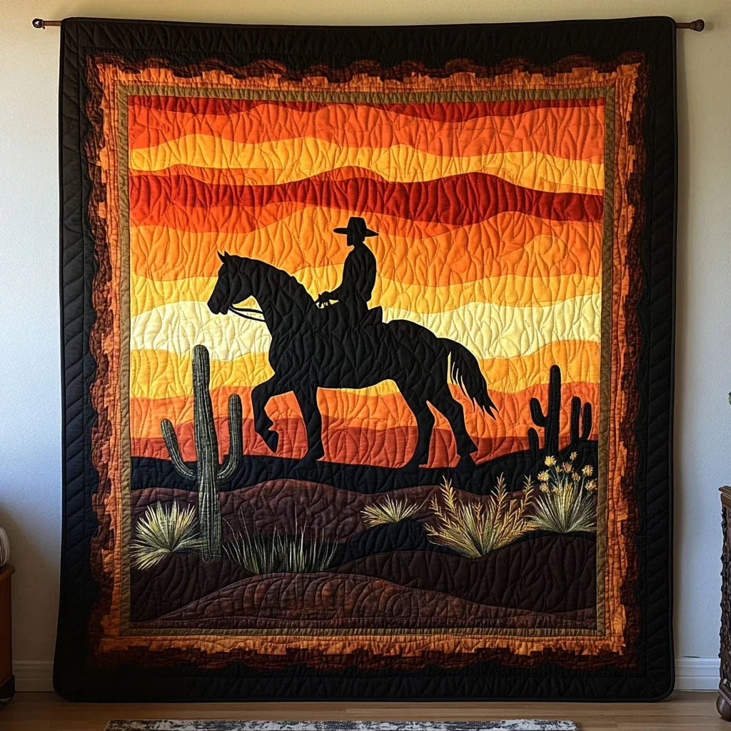 Crimson Range Quilt Blanket