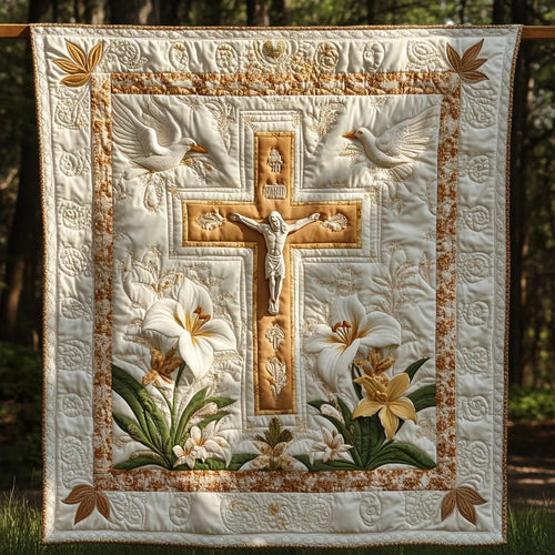 Cross Radiance Quilt Blanket