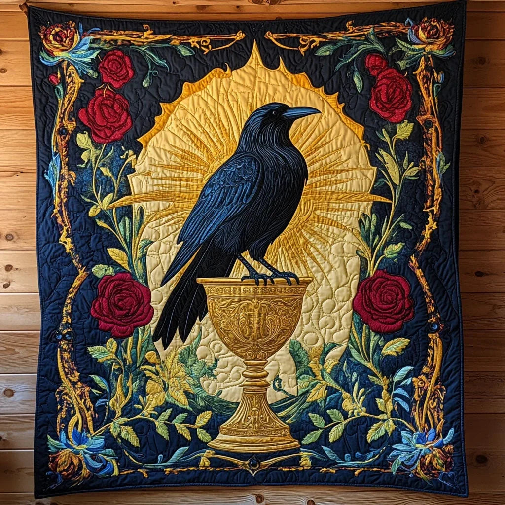 Crown & Feather Quilt Blanket