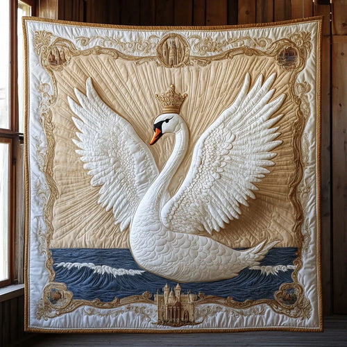 Crowned Horizon Quilt Blanket