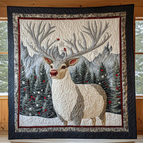 Crystal Antlers Quilt Blanket