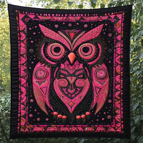 Crystal Owl Quilt Blanket