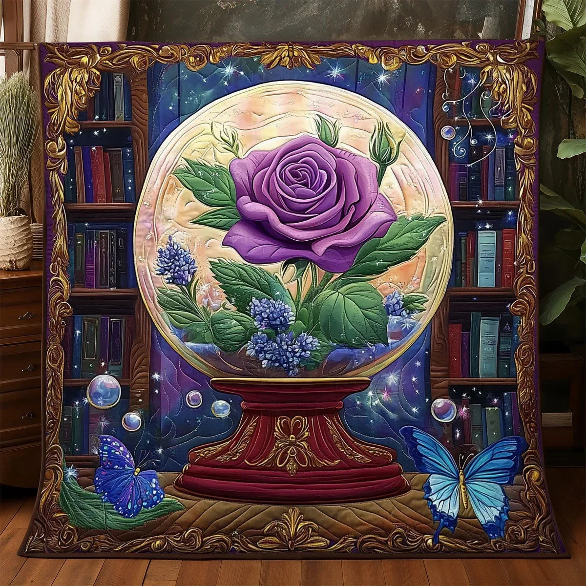 Crystal Rosekeeper Quilt Blanket