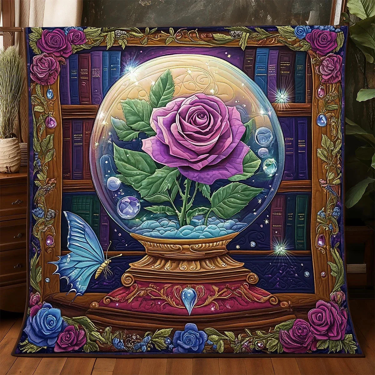 Crystal Rosekeeper Quilt Blanket