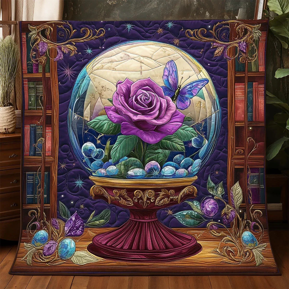 Crystal Rosekeeper Quilt Blanket