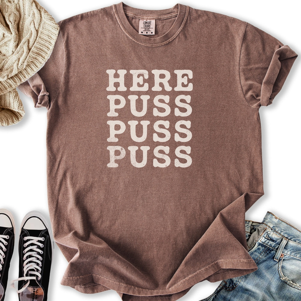 Here Puss Puss Relaxed Tee