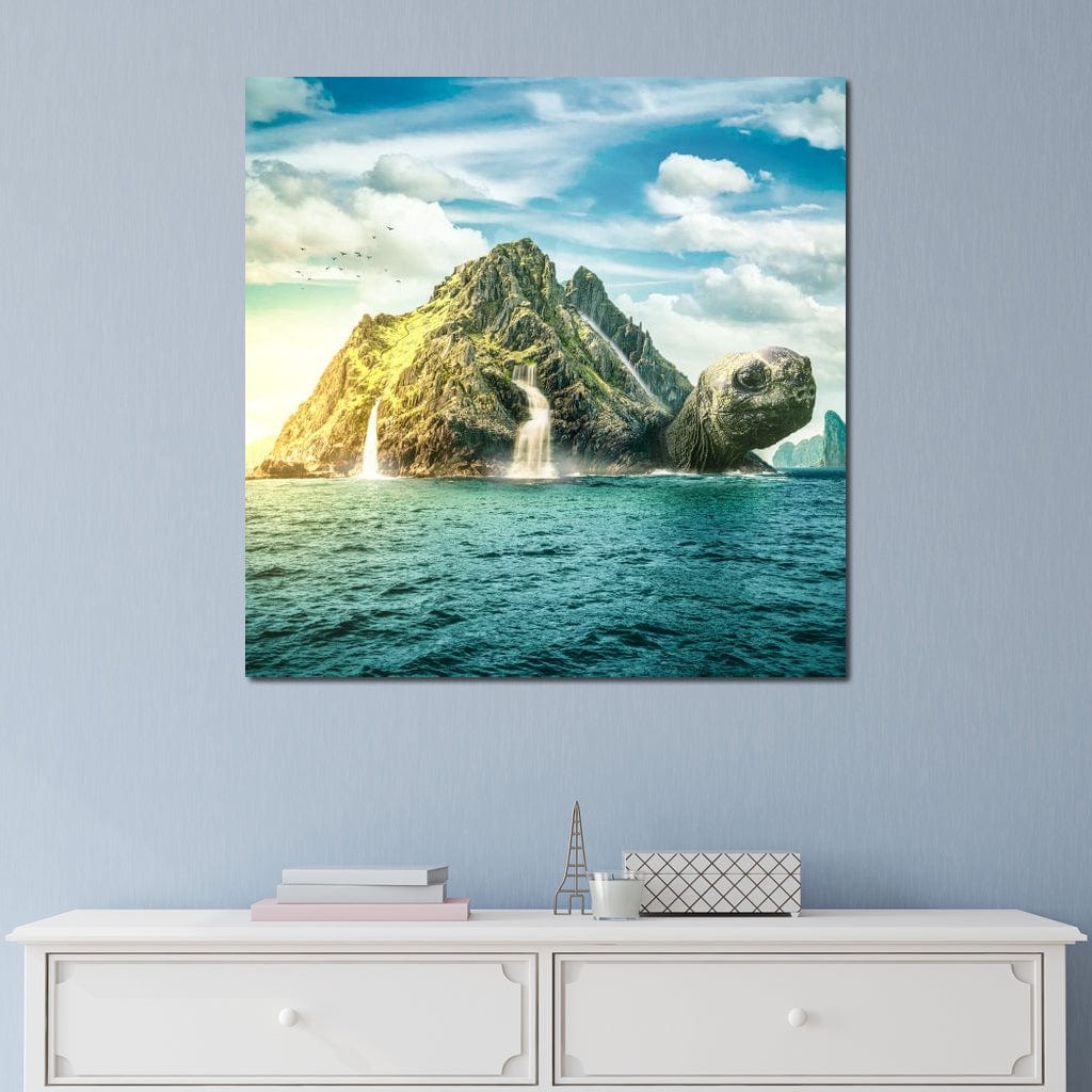 Turtle Island Canvas Wall Art
