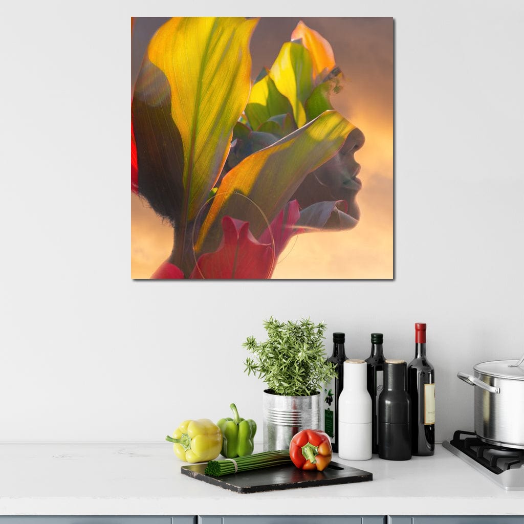 Green Mind Canvas Wall Art