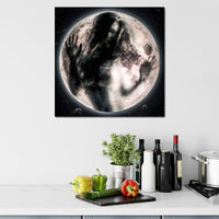 Moon Girl Canvas Wall Art