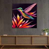 Hummingbird Canvas Wall Art
