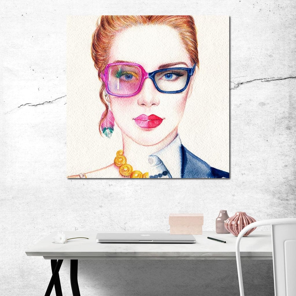 Artist & Business Woman Canvas Wall Art