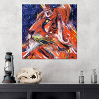 Whiskers Canvas Wall Art