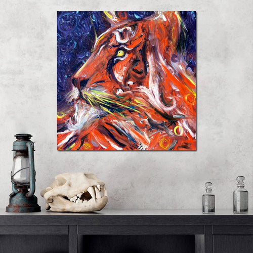 Whiskers Canvas Wall Art