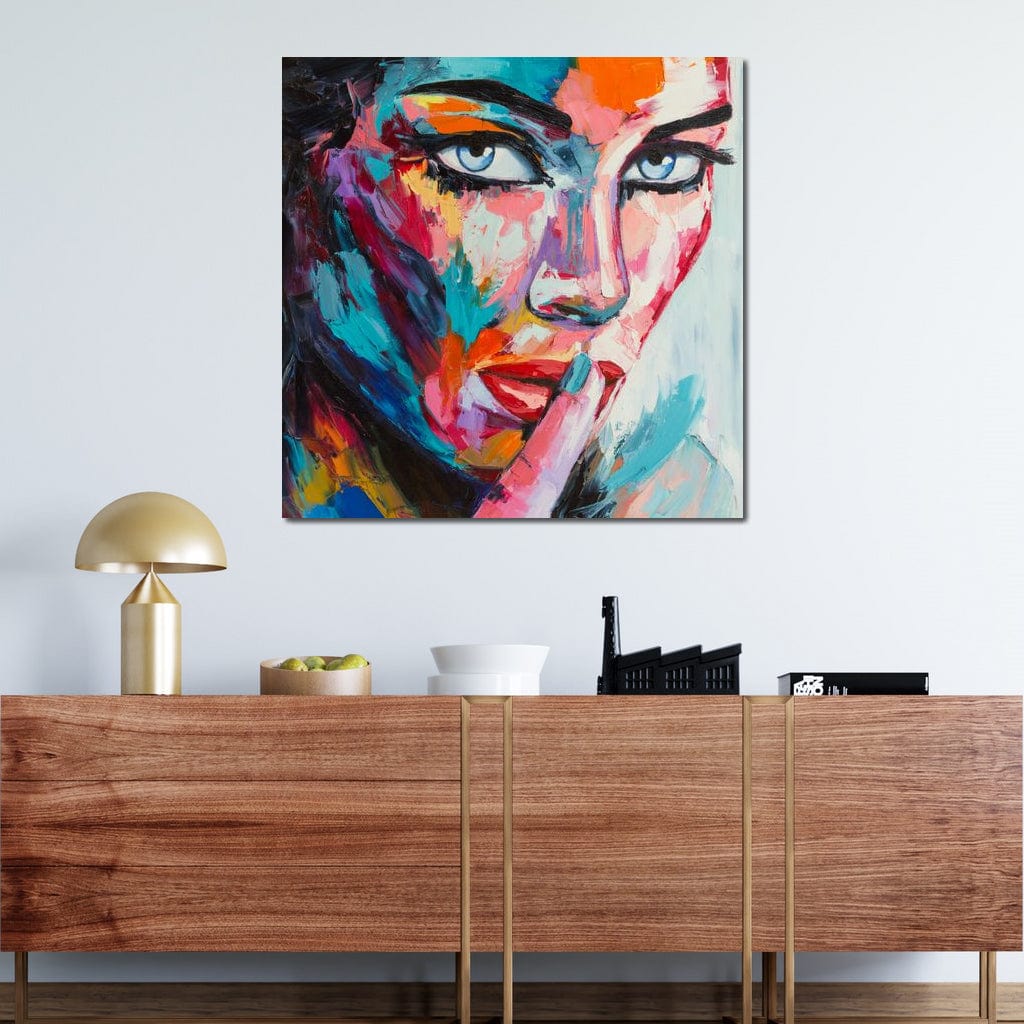 Janice Portrait Canvas Wall Art
