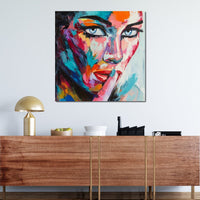Janice Portrait Canvas Wall Art