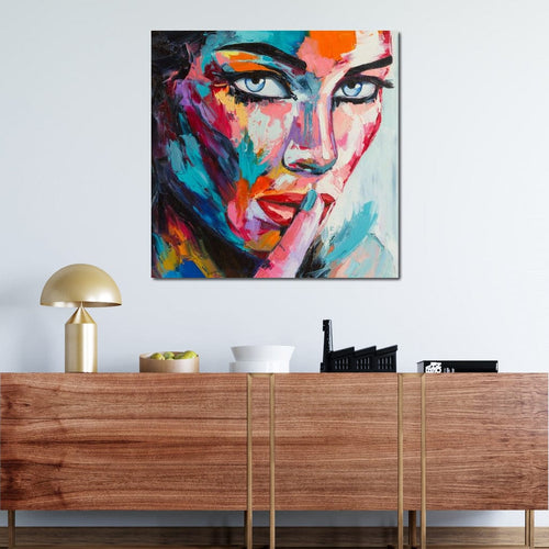 Janice Portrait Canvas Wall Art