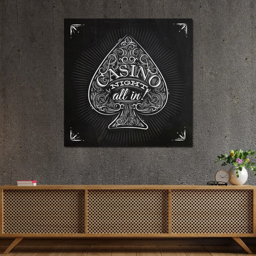 Casino Night Canvas Wall Art