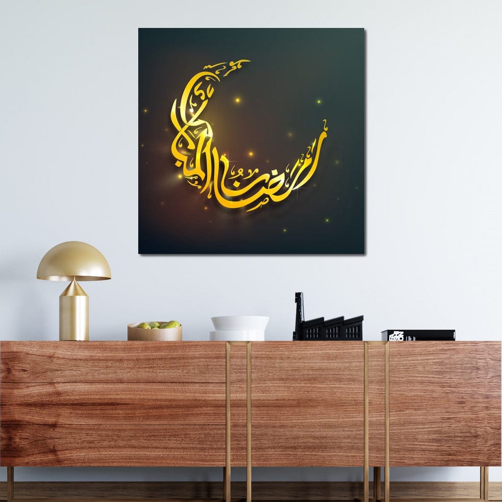 Half Moon Canvas Wall Art