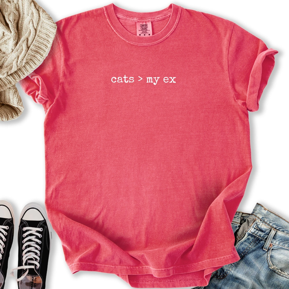 Cats Vs My Ex Relaxed Tee