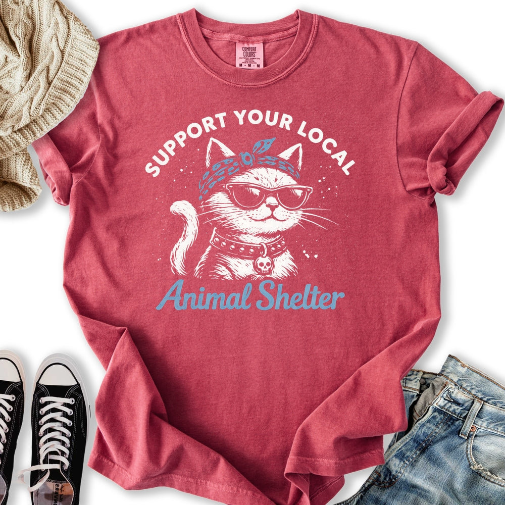 Support Your Local Shelter Relaxed Tee
