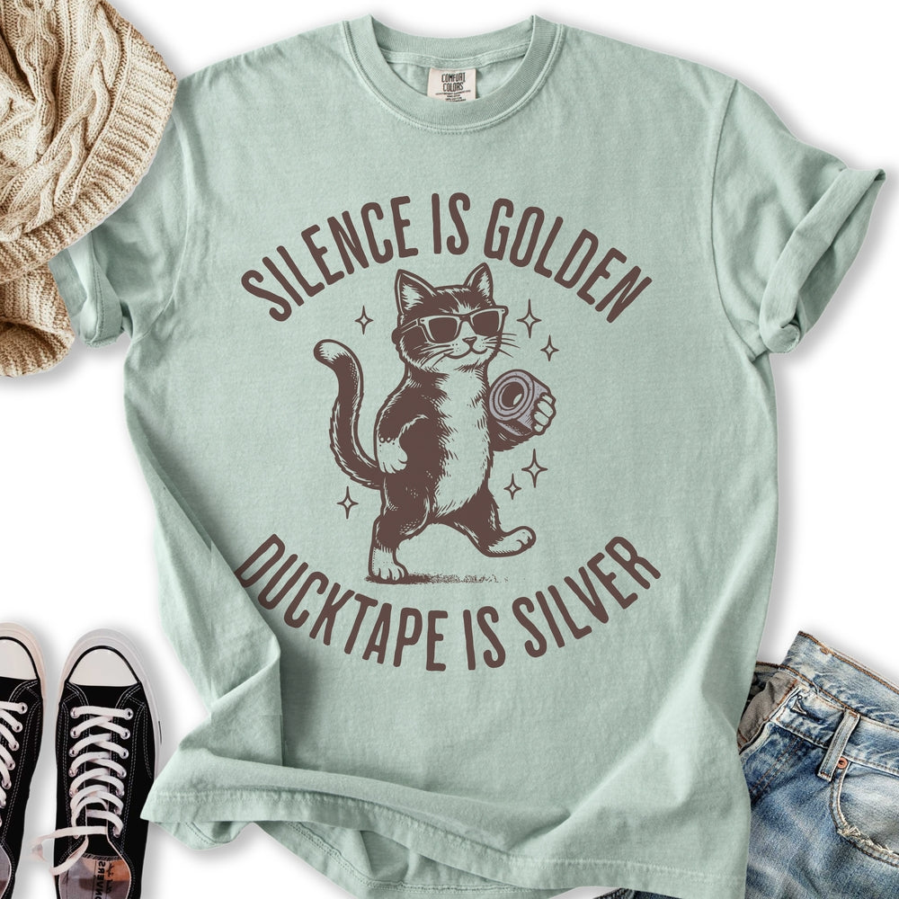 Silence Is Golden Relaxed Tee
