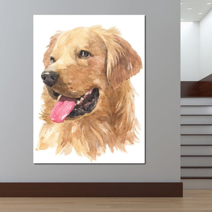 Golden Retriever Canvas Wall Art