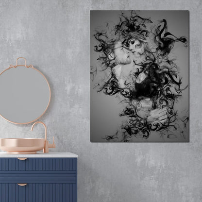 The Smoke Collection 06 Canvas Wall Art