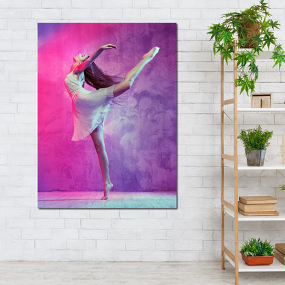 Ballet Dancer Canvas Wall Art
