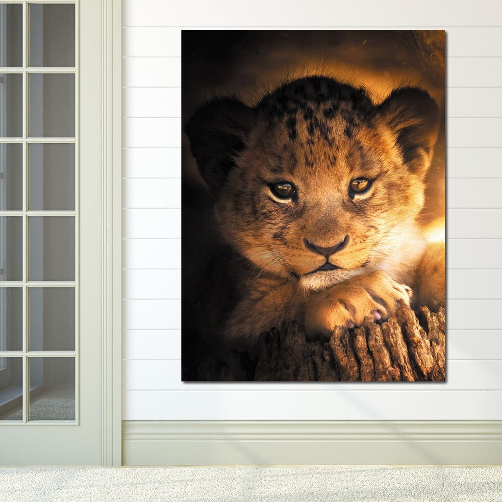 Lion Cub Canvas Wall Art