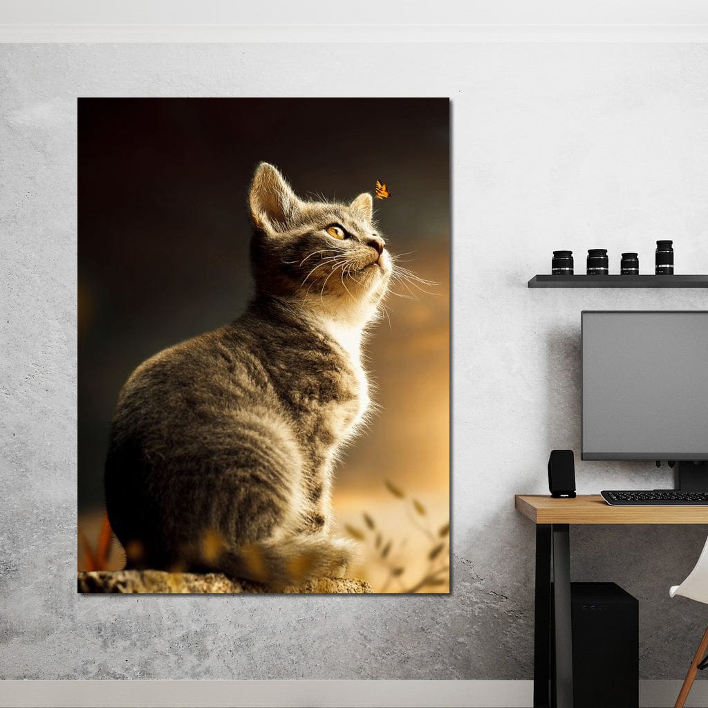 Cat Canvas Wall Art