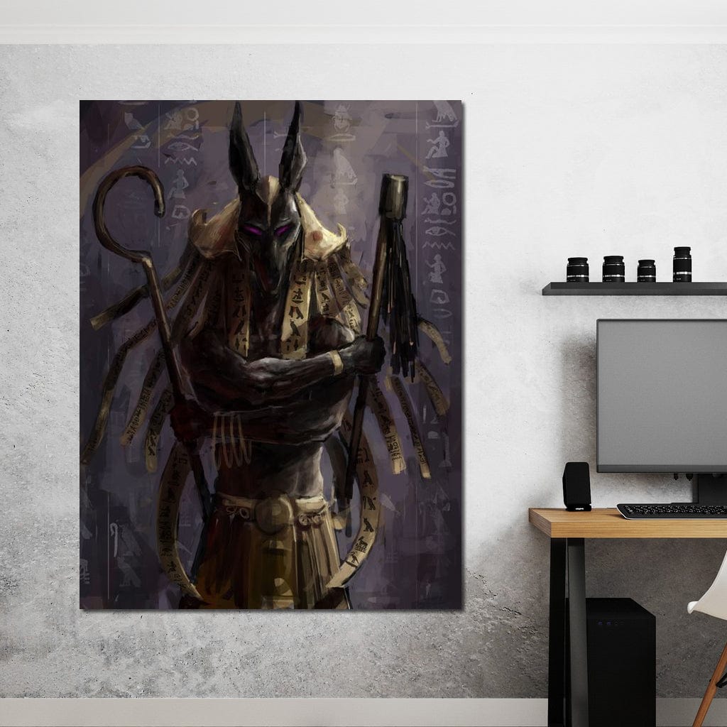 Anubis Canvas Wall Art