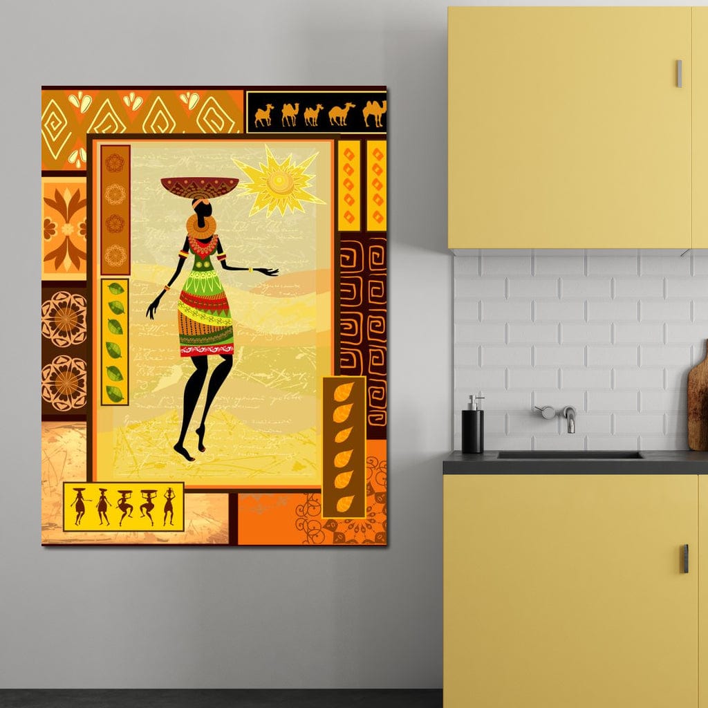 African Art Canvas Wall Art