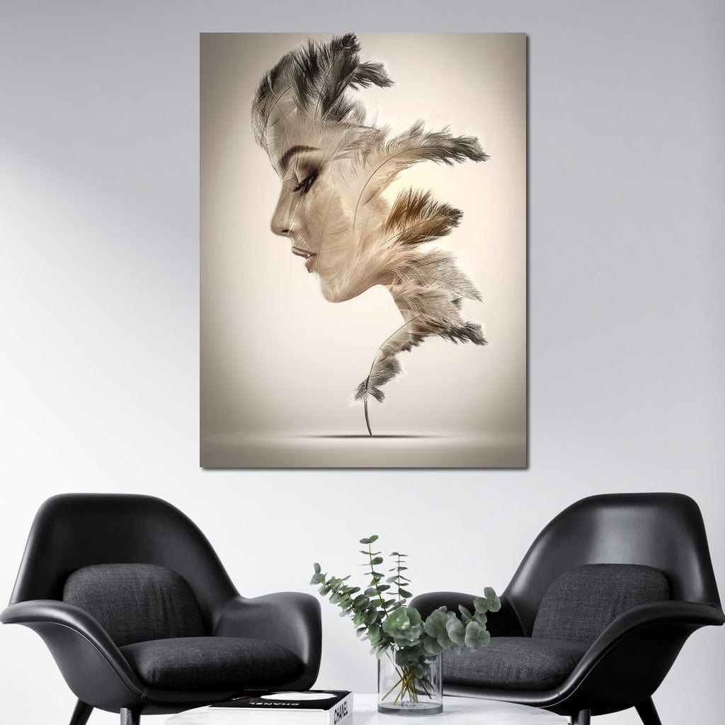 Feathers Canvas Wall Art