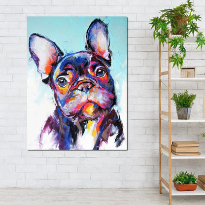 French Bulldog Canvas Wall Art