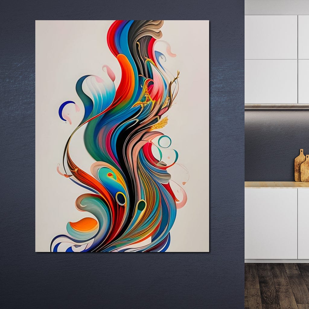 Colorful Contemporary Art 053 Canvas Wall Art