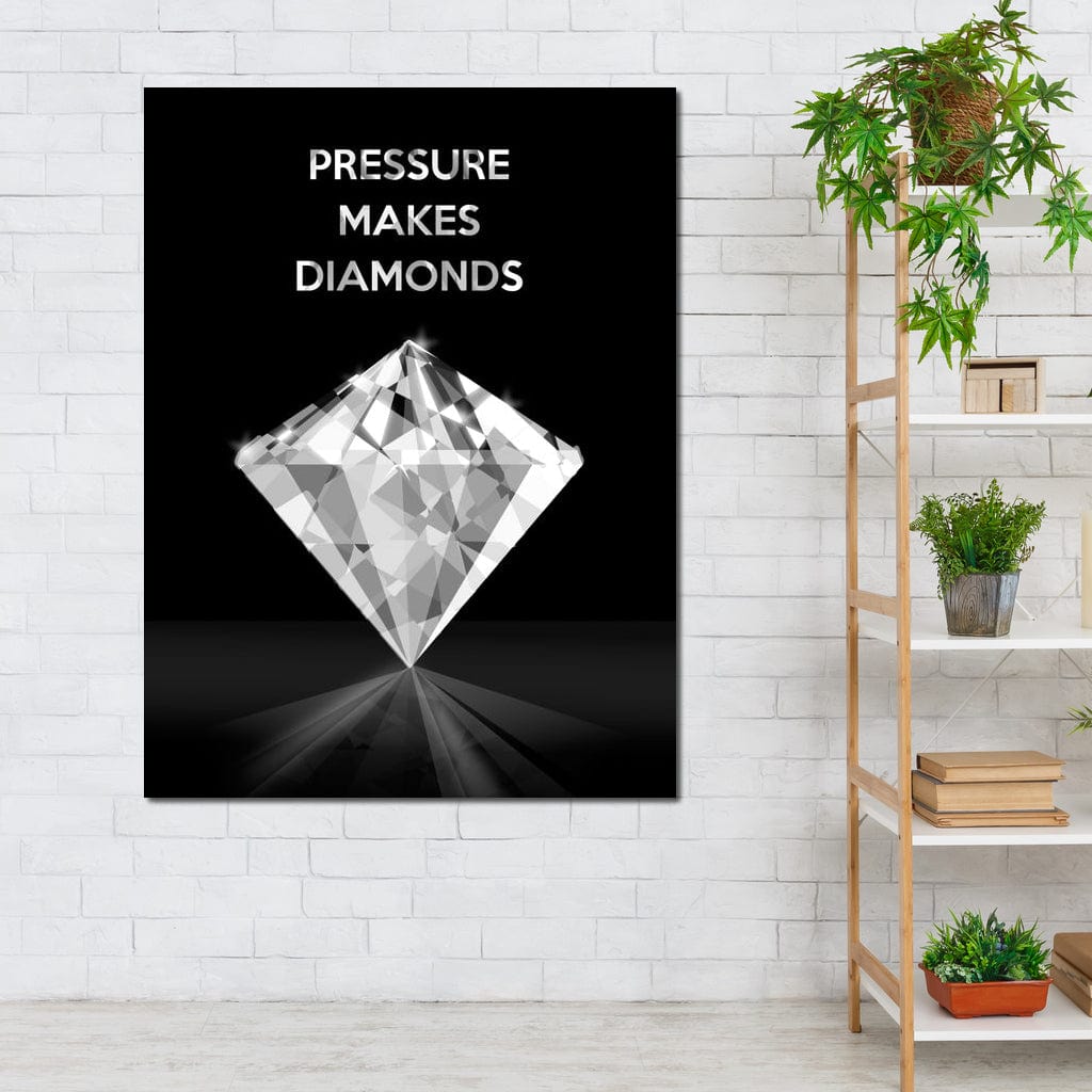Pressure Makes Diamonds Canvas Wall Art